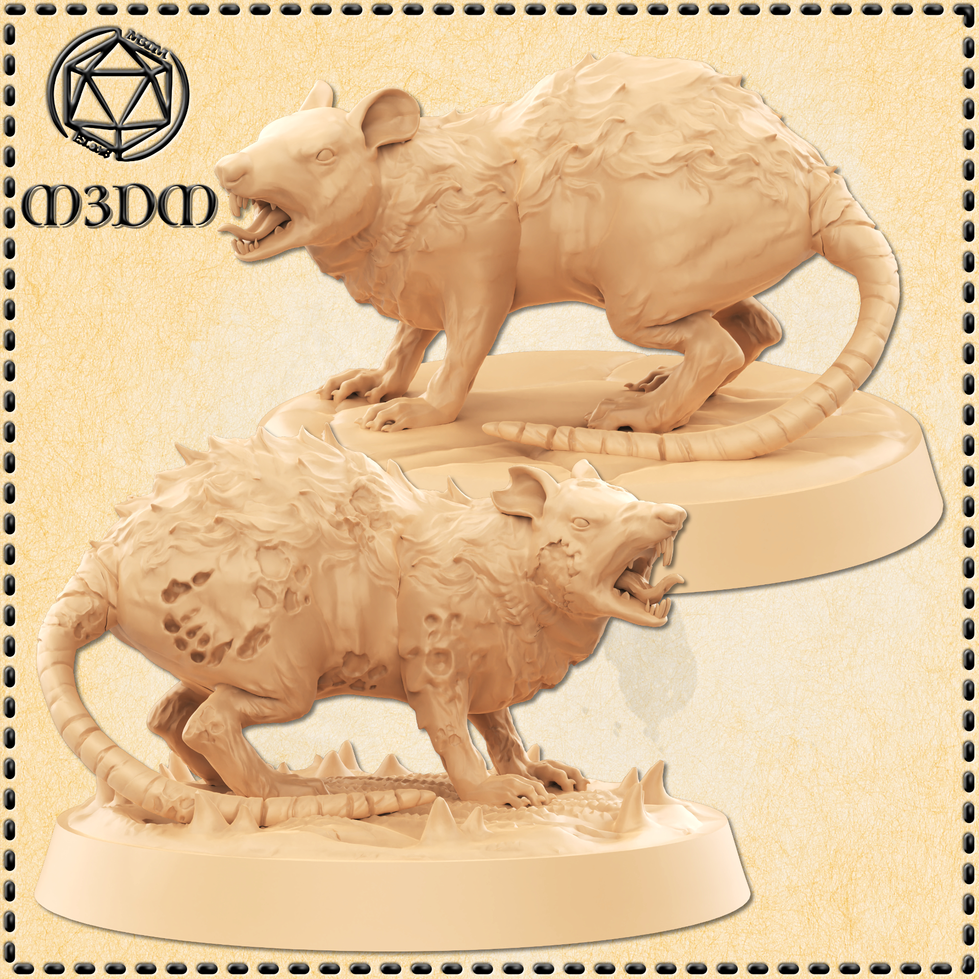 Giant Rats (Normal & Diseased)